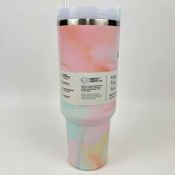 NEW Stanley Quencher H2.0 40oz Tumbler Pastel Warm Serene Brushstrokes - Picture 7 of 12